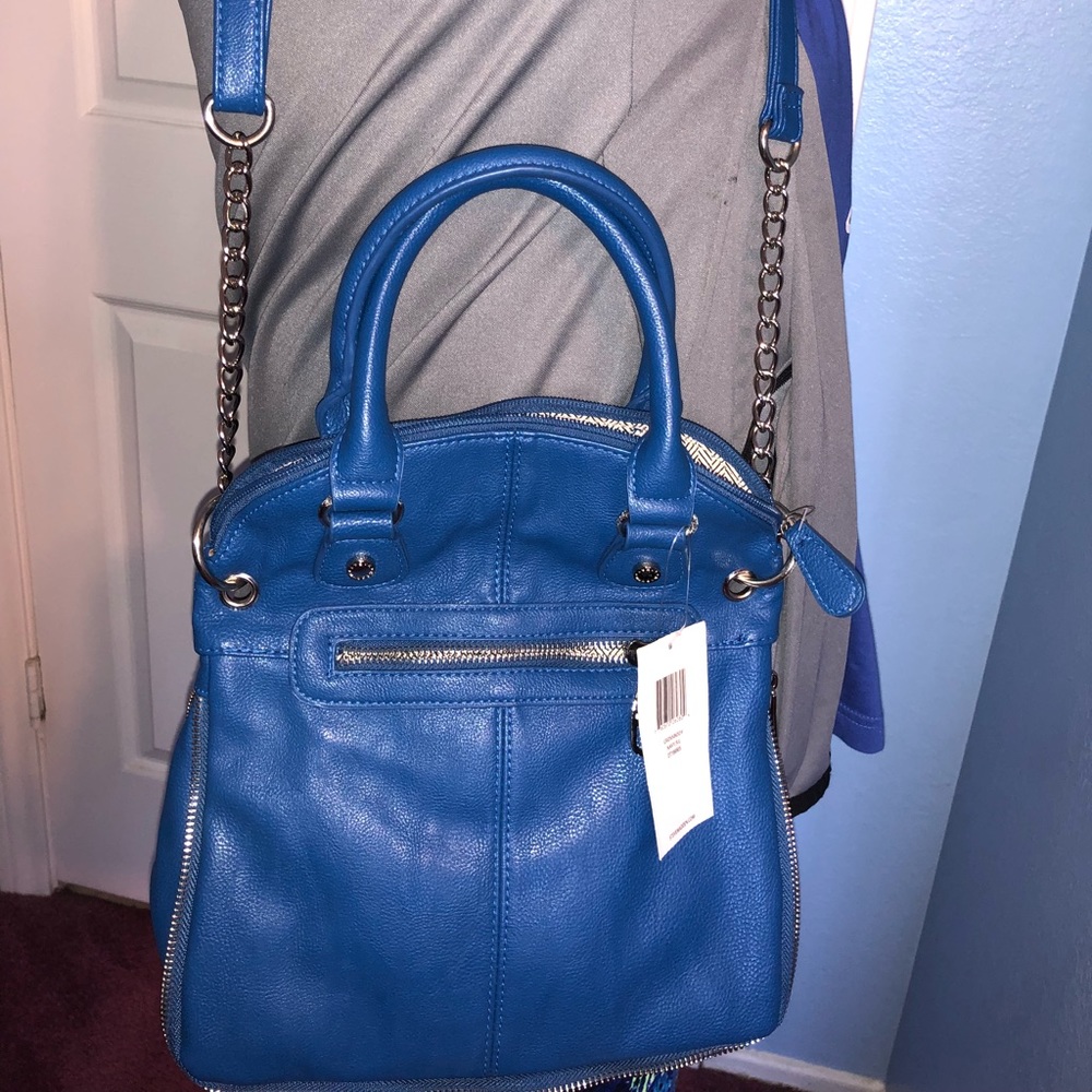 Steve Madden blue purse brand new